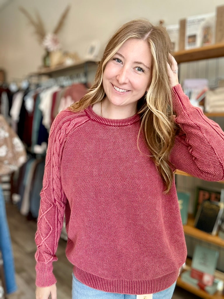 Andie Sweater-Zenana-R3vel Threads, Women's Fashion Boutique, Located in Hudsonville, Michigan