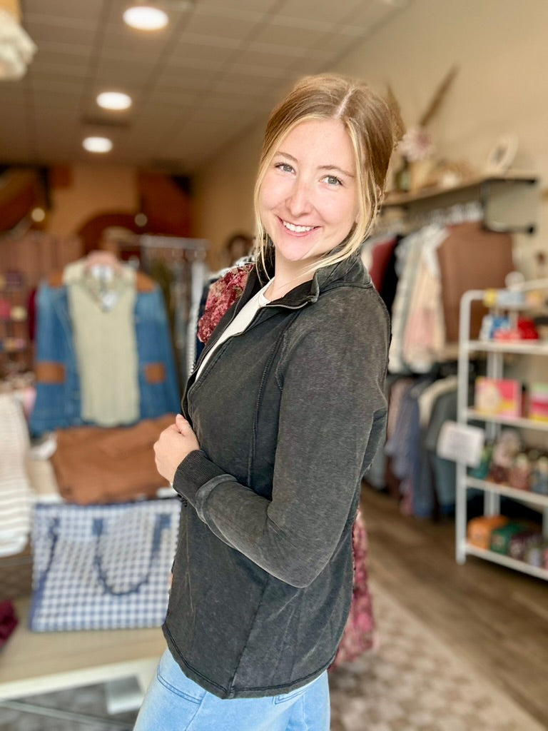 Mason Jacket - Charcoal
