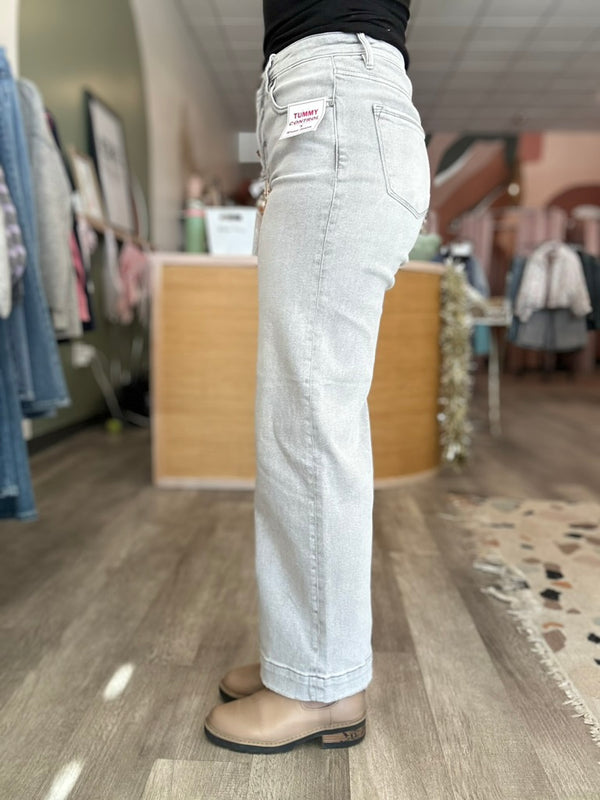 Poppy High Rise Ankle Straight-Risen-R3vel Threads, Women's Fashion Boutique, Located in Hudsonville, Michigan