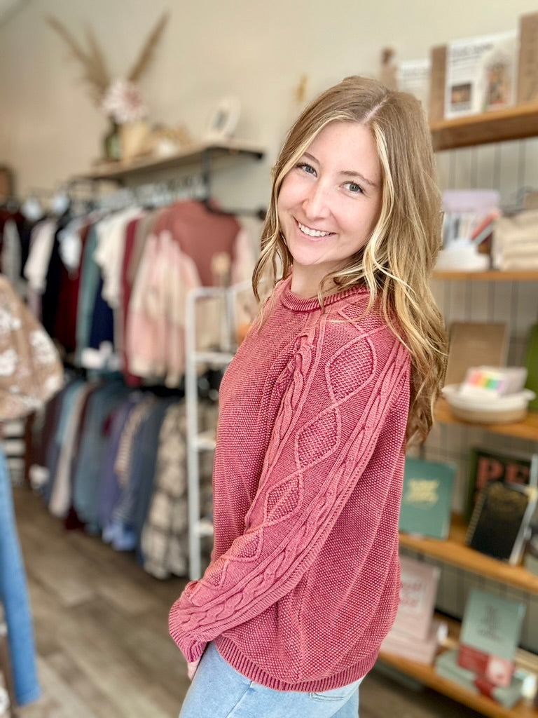 Andie Sweater-Zenana-R3vel Threads, Women's Fashion Boutique, Located in Hudsonville, Michigan