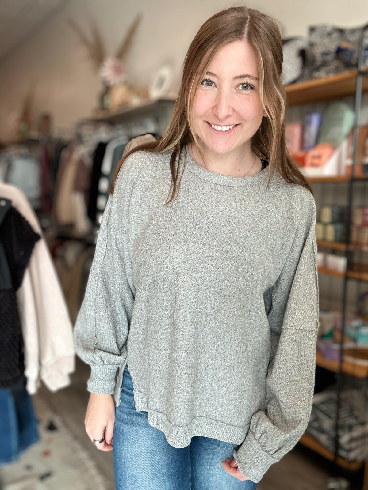 Gina Pullover-Double Zero-R3vel Threads, Women's Fashion Boutique, Located in Hudsonville, Michigan