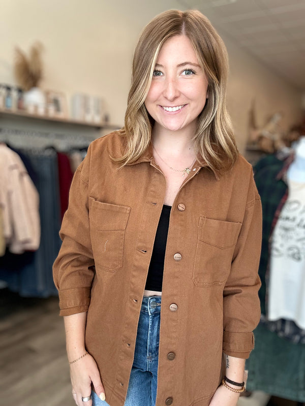 Winnie Jacket-Risen-R3vel Threads, Women's Fashion Boutique, Located in Hudsonville, Michigan