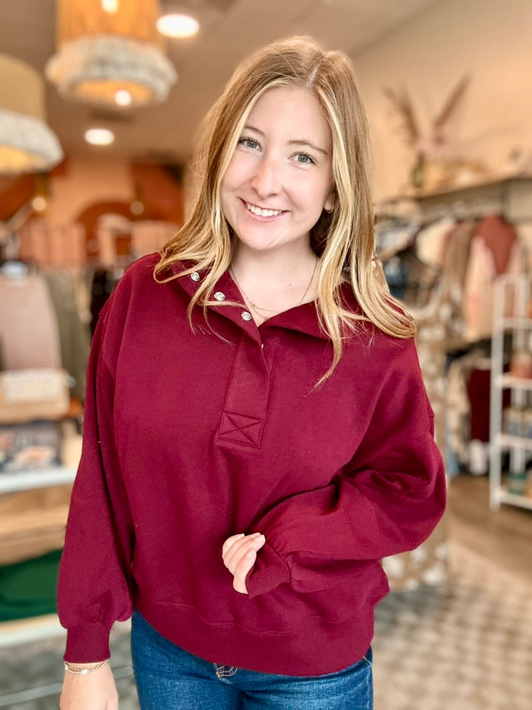 Tinley Pullover-Zenana-R3vel Threads, Women's Fashion Boutique, Located in Hudsonville, Michigan