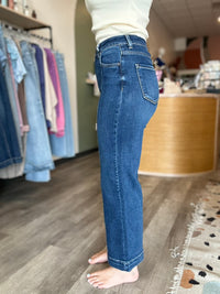 Lisa High Rise Crop-Risen-R3vel Threads, Women's Fashion Boutique, Located in Hudsonville, Michigan