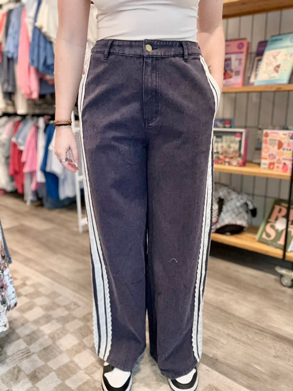 Rae Micro Dot Pant-Oddi-R3vel Threads, Women's Fashion Boutique, Located in Hudsonville, Michigan