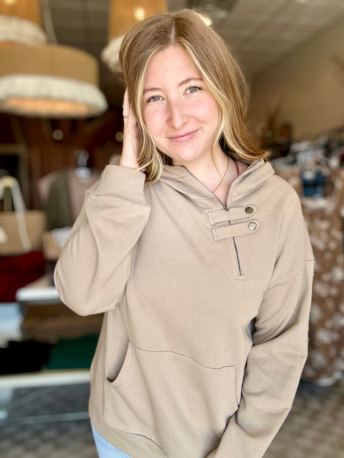 Danielle Hoodie-Doe & Rae-R3vel Threads, Women's Fashion Boutique, Located in Hudsonville, Michigan
