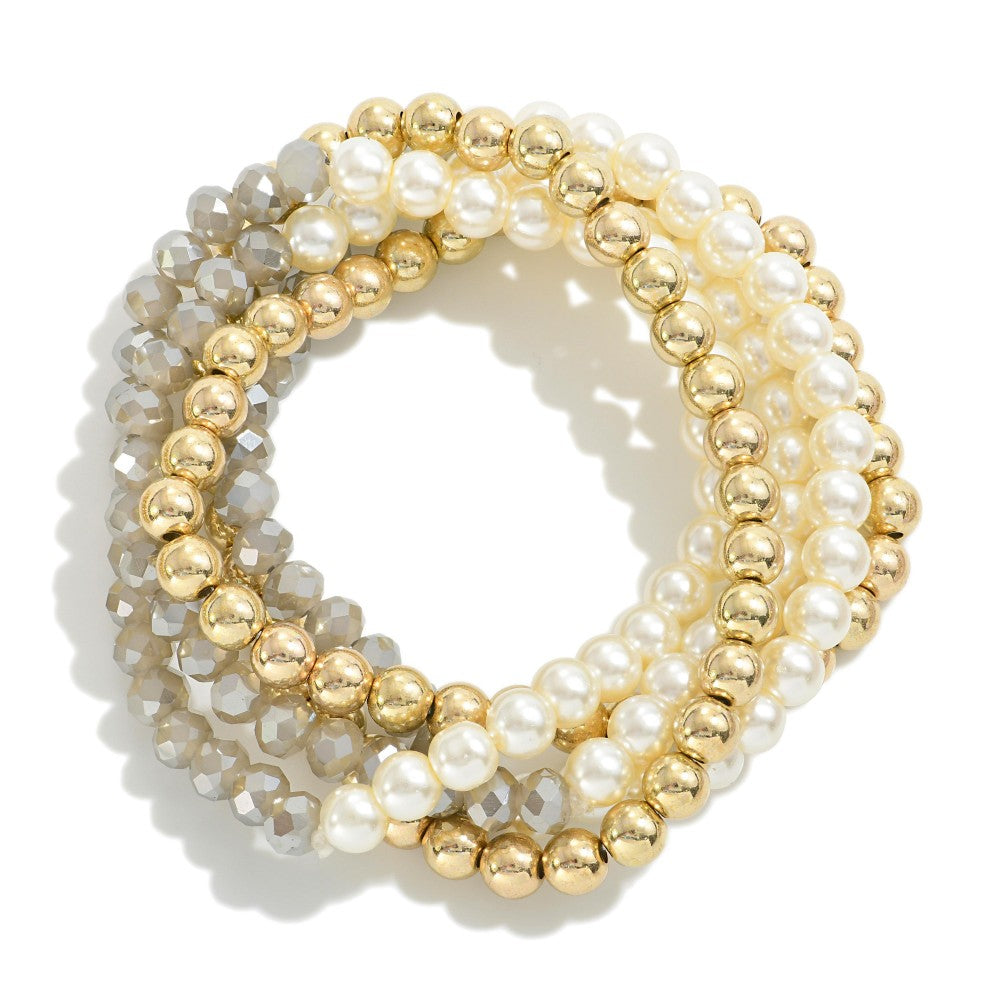 Pearl Bead Stack-Judson & Co-R3vel Threads, Women's Fashion Boutique, Located in Hudsonville, Michigan