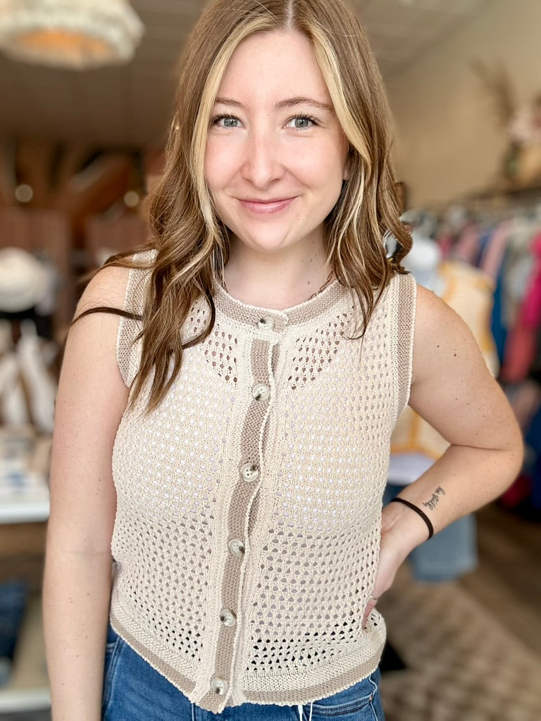 Bailey Knit Tank-Hem & Thread-R3vel Threads, Women's Fashion Boutique, Located in Hudsonville, Michigan
