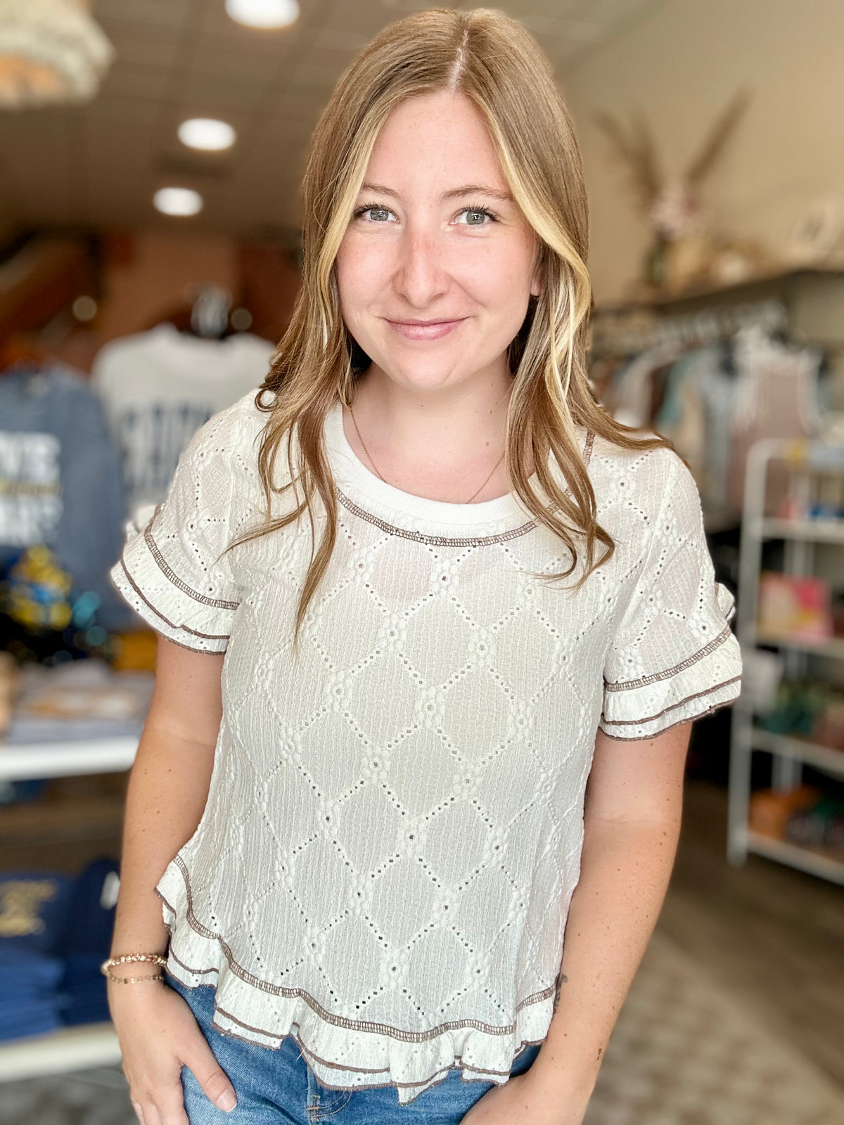 Brooke Top-Bibi-R3vel Threads, Women's Fashion Boutique, Located in Hudsonville, Michigan