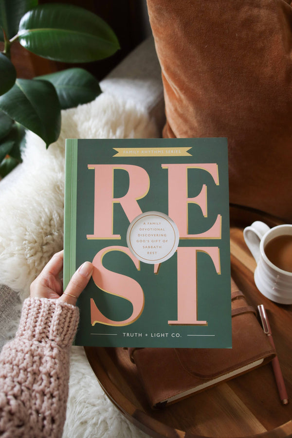 Rest: A 30-Day Family Devotional on God’s Gift of Sabbath-Paper Peony Press-R3vel Threads, Women's Fashion Boutique, Located in Hudsonville, Michigan