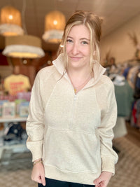 Lucy Half Zip-Zenana-R3vel Threads, Women's Fashion Boutique, Located in Hudsonville, Michigan