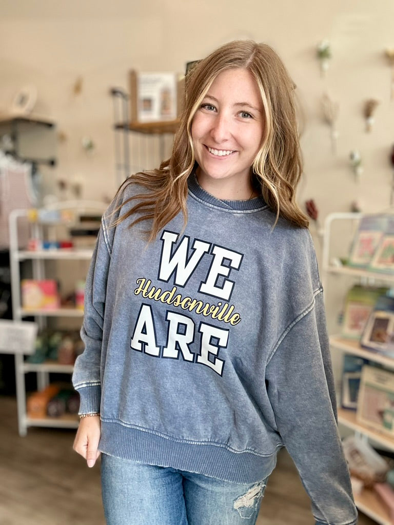 We Are Hudsonville Pullover-r3velthreads-R3vel Threads, Women's Fashion Boutique, Located in Hudsonville, Michigan