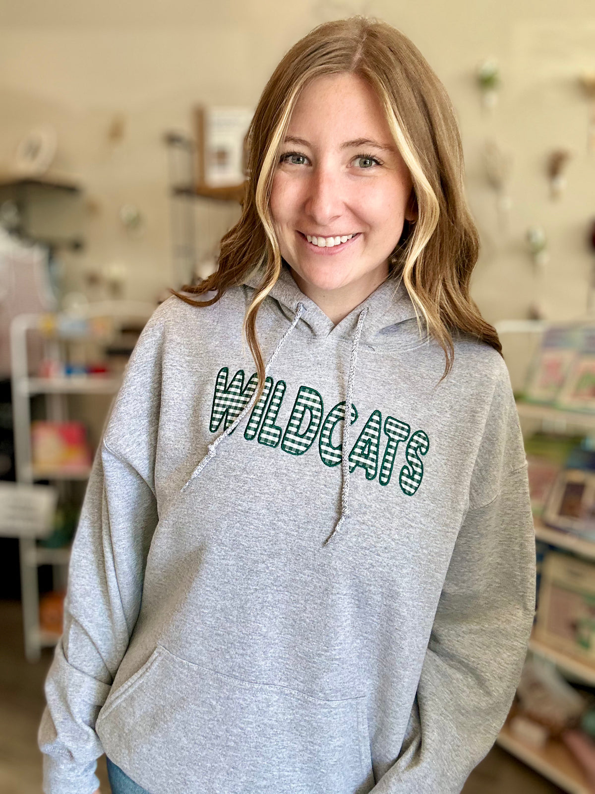 Gingham Wildcats-r3velthreads-R3vel Threads, Women's Fashion Boutique, Located in Hudsonville, Michigan