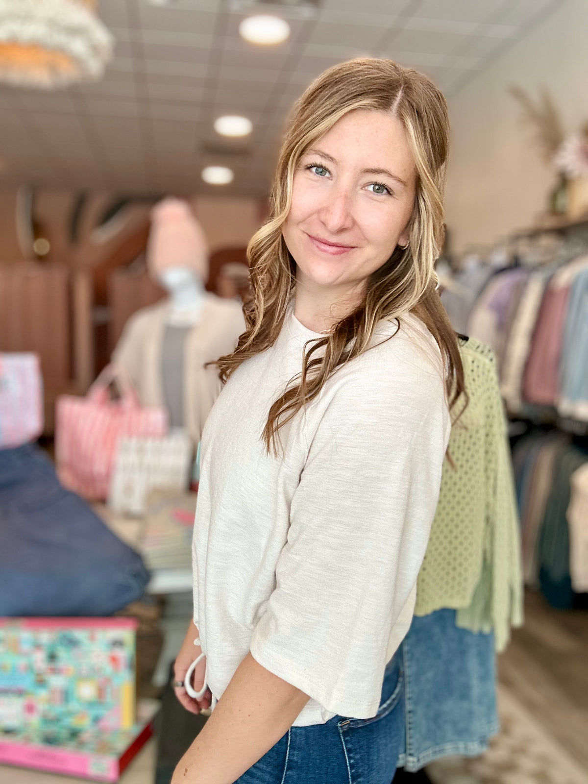 Kylie Pullover-tres bien-R3vel Threads, Women's Fashion Boutique, Located in Hudsonville, Michigan