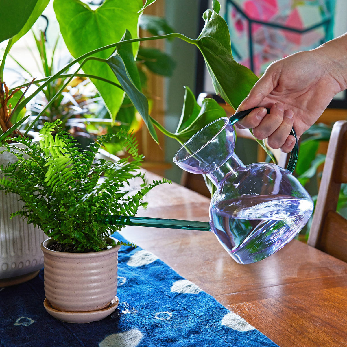 Glass Watering Can (32 fl.oz.)-Modern Sprout-R3vel Threads, Women's Fashion Boutique, Located in Hudsonville, Michigan