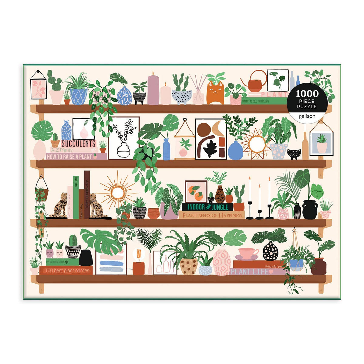 Plant Shelfie 1000 Piece Puzzle-Chronicle Books-R3vel Threads, Women's Fashion Boutique, Located in Hudsonville, Michigan