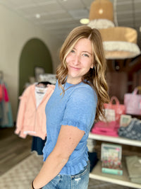 Lacey Top-Bluivy-R3vel Threads, Women's Fashion Boutique, Located in Hudsonville, Michigan