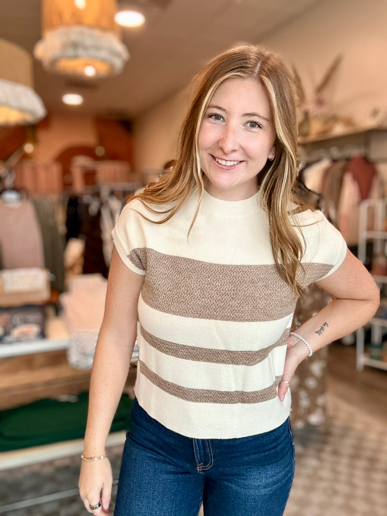 Courtney Sweater Vest-Doe & Rae-R3vel Threads, Women's Fashion Boutique, Located in Hudsonville, Michigan