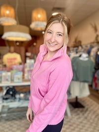 Lucy Half Zip-Zenana-R3vel Threads, Women's Fashion Boutique, Located in Hudsonville, Michigan