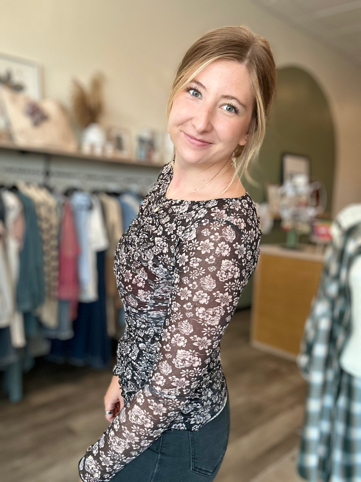 Lindsey Top-Mystree-R3vel Threads, Women's Fashion Boutique, Located in Hudsonville, Michigan