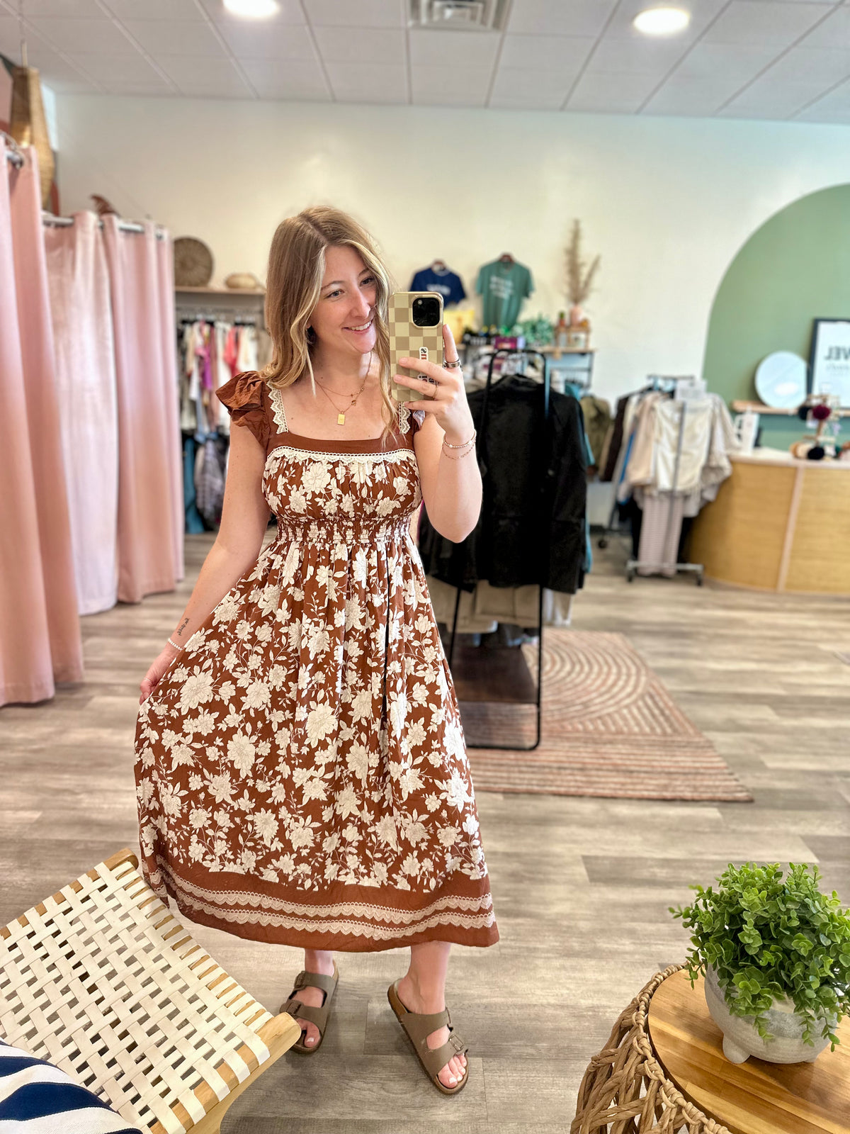 Jordyn Dress-Blu Pepper-R3vel Threads, Women's Fashion Boutique, Located in Hudsonville, Michigan