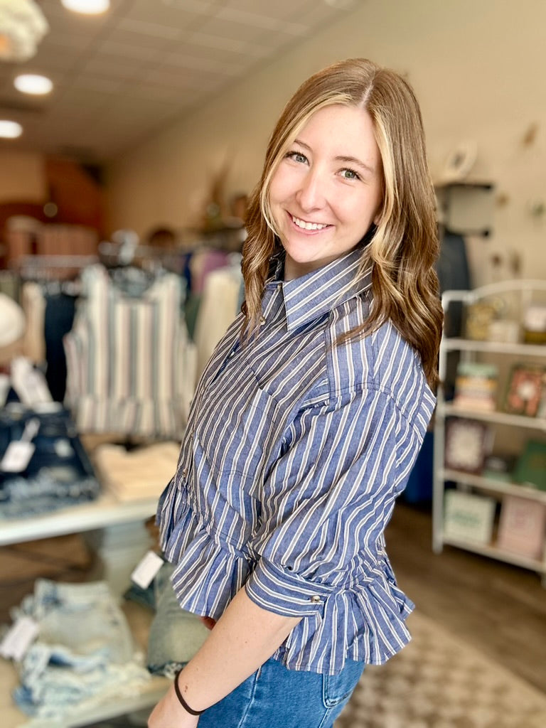 Simone Top-Bluivy-R3vel Threads, Women's Fashion Boutique, Located in Hudsonville, Michigan