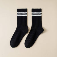 Stripe Crew Sock-JOSSLYN by wall to wall-R3vel Threads, Women's Fashion Boutique, Located in Hudsonville, Michigan