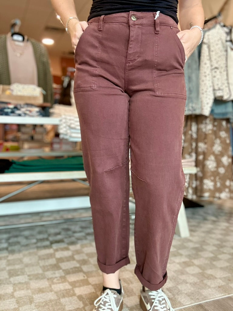 Leanne Barrel Denim-Risen-R3vel Threads, Women's Fashion Boutique, Located in Hudsonville, Michigan