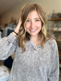 Opal Pullover-Blu Pepper-R3vel Threads, Women's Fashion Boutique, Located in Hudsonville, Michigan