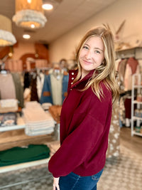 Tinley Pullover-Zenana-R3vel Threads, Women's Fashion Boutique, Located in Hudsonville, Michigan