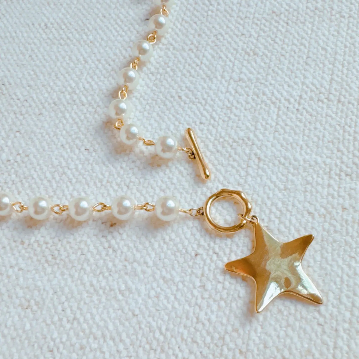 Star Pearl Necklace-ellison & young-R3vel Threads, Women's Fashion Boutique, Located in Hudsonville, Michigan