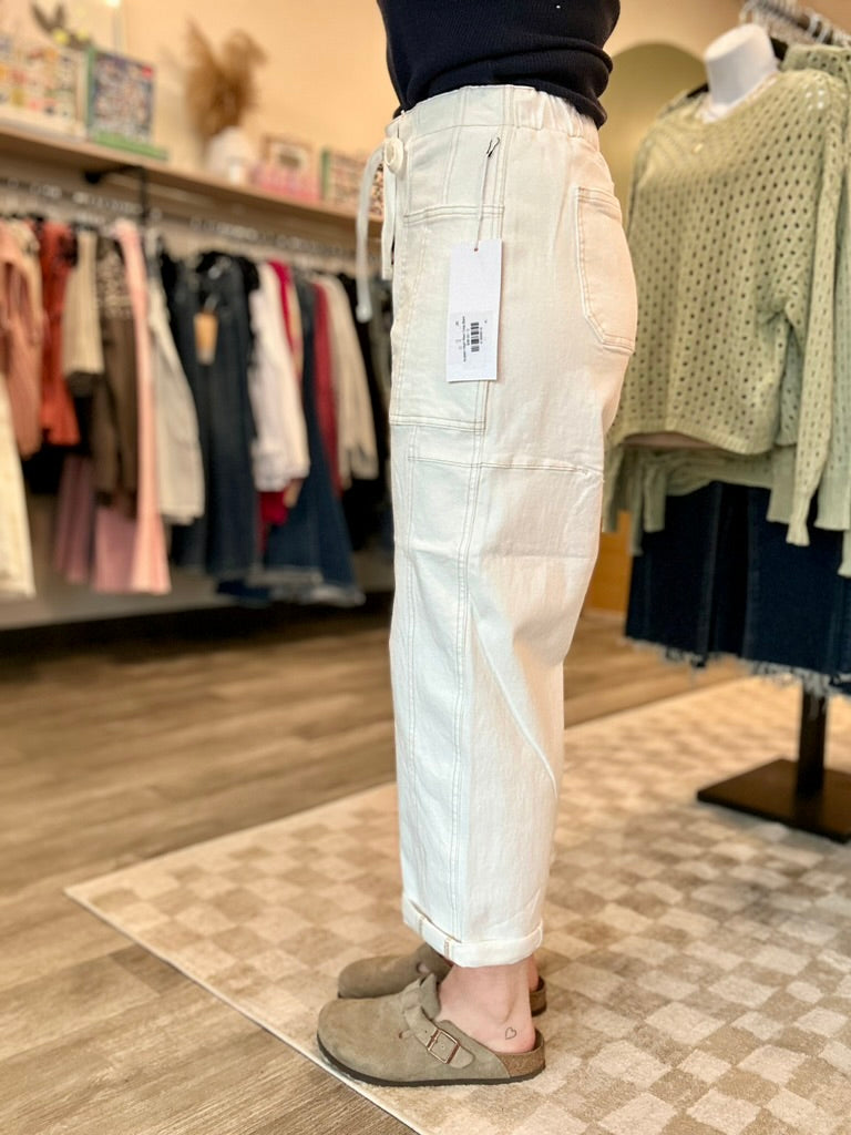 Kristen High Rise Crop Barrel-Risen-R3vel Threads, Women's Fashion Boutique, Located in Hudsonville, Michigan