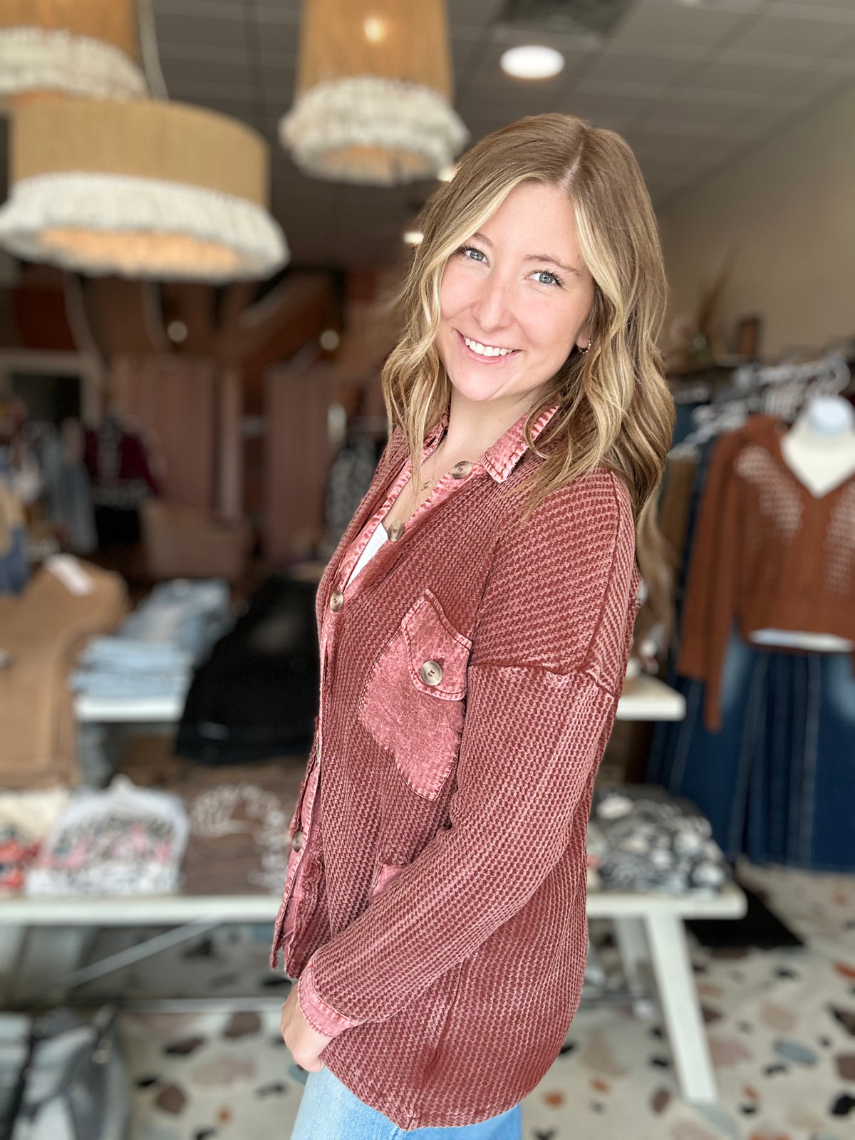 Delaney Shacket-Zenana-R3vel Threads, Women's Fashion Boutique, Located in Hudsonville, Michigan