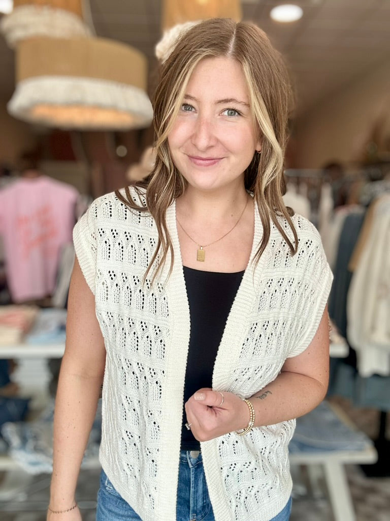 MaryAnn Crochet Cardi-Be Cool-R3vel Threads, Women's Fashion Boutique, Located in Hudsonville, Michigan