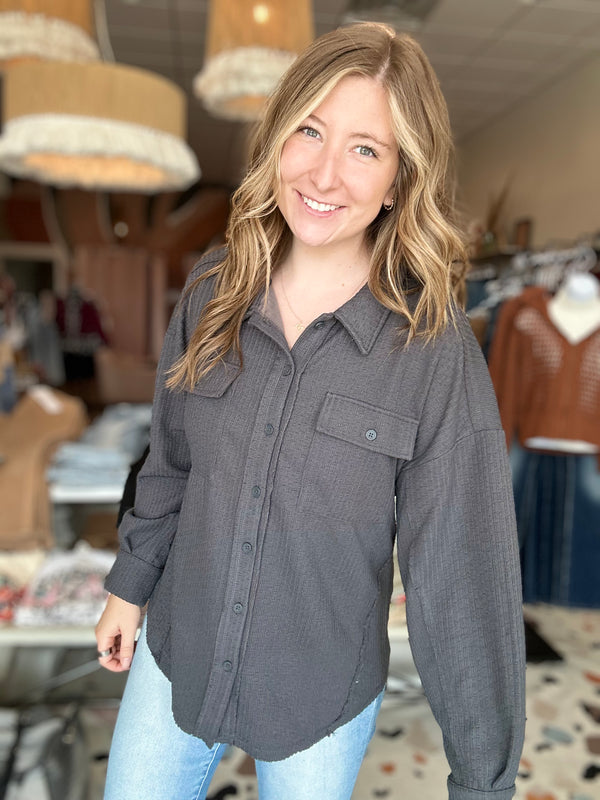 Ashlynn Shacket-New in-R3vel Threads, Women's Fashion Boutique, Located in Hudsonville, Michigan