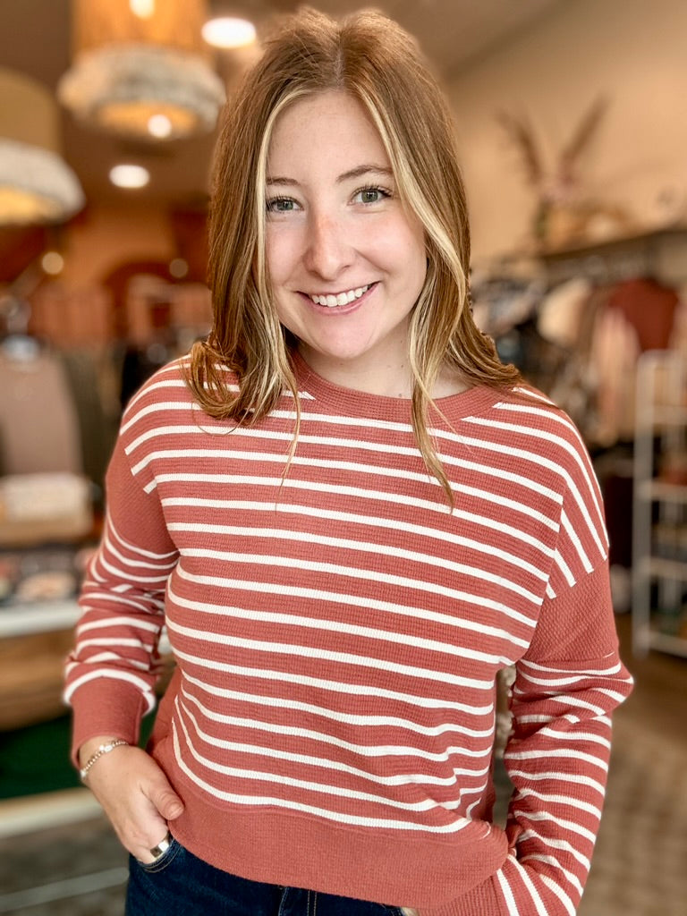 Becca Longsleeve-tres bien-R3vel Threads, Women's Fashion Boutique, Located in Hudsonville, Michigan