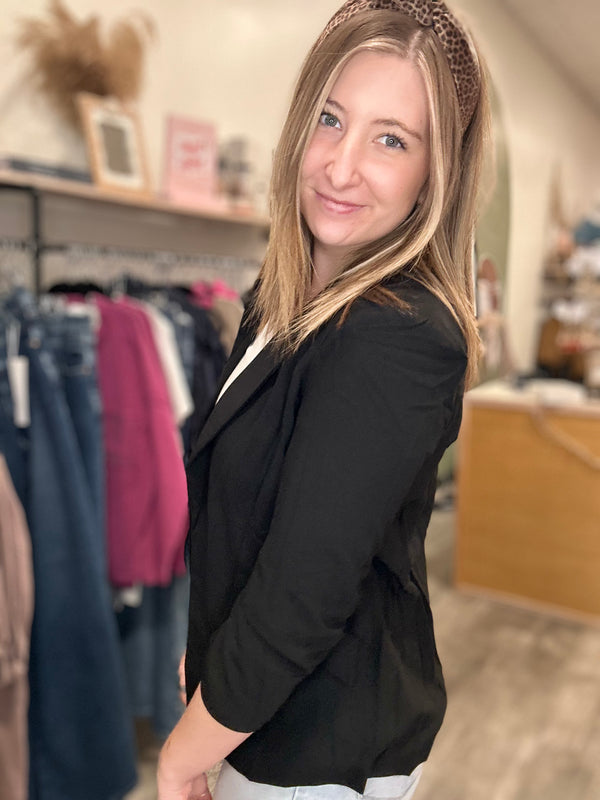 Trista Blazer-GeeGee-R3vel Threads, Women's Fashion Boutique, Located in Hudsonville, Michigan