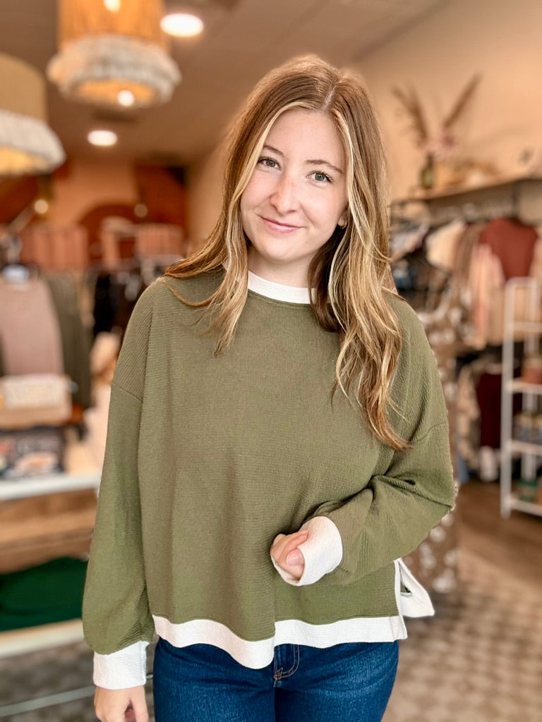 Megan Longsleeve-tres bien-R3vel Threads, Women's Fashion Boutique, Located in Hudsonville, Michigan