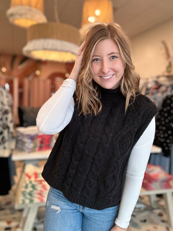 Nora Sweater Vest-&Merci-R3vel Threads, Women's Fashion Boutique, Located in Hudsonville, Michigan