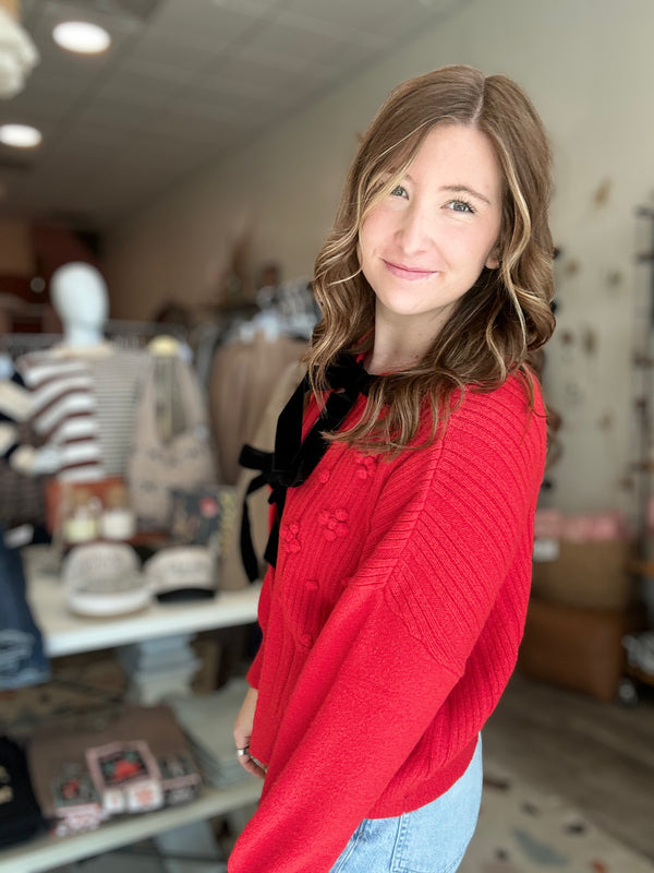 Claire Sweater-Blu Pepper-R3vel Threads, Women's Fashion Boutique, Located in Hudsonville, Michigan