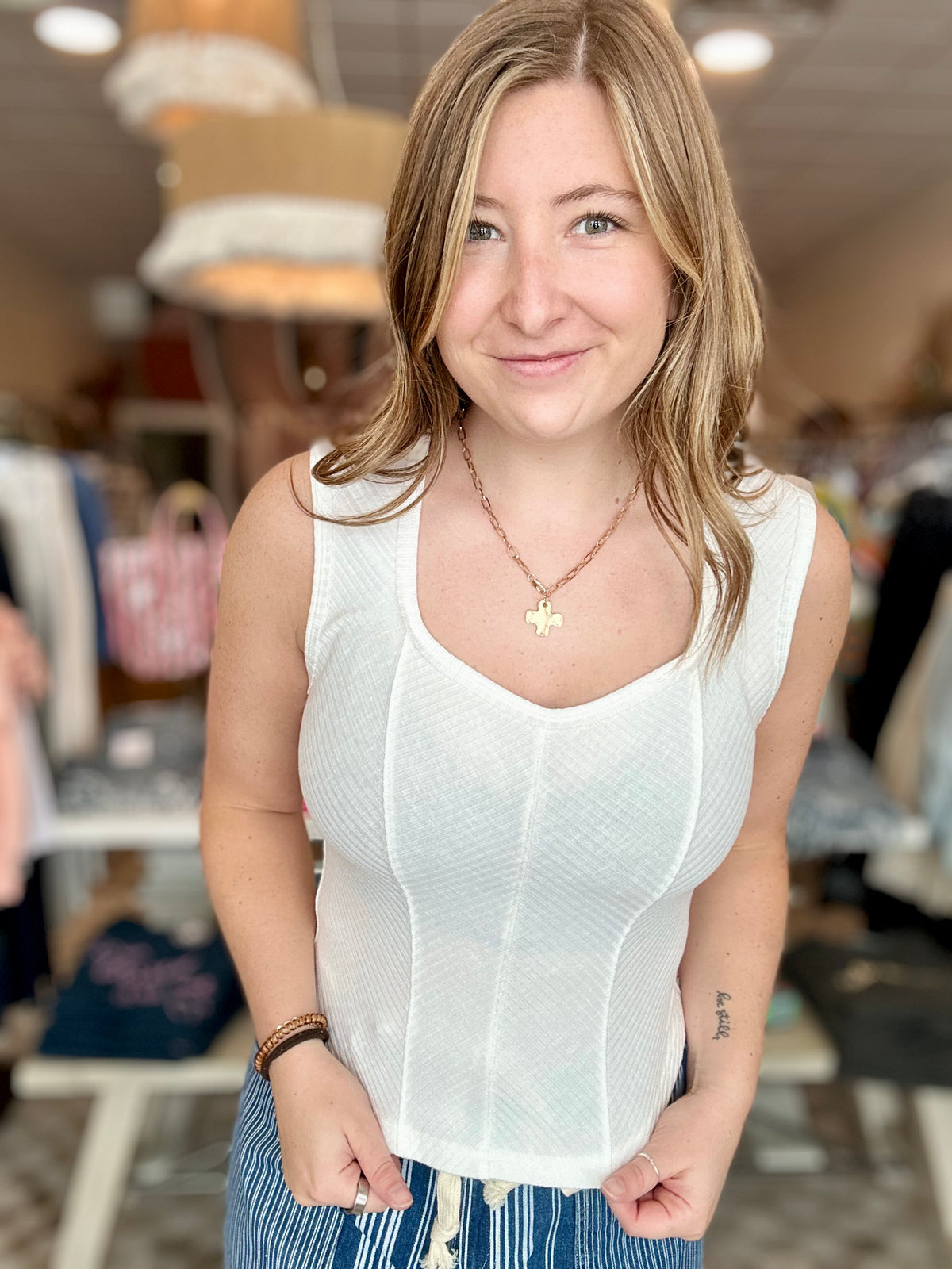 Amy Tank-Aemi + Co-R3vel Threads, Women's Fashion Boutique, Located in Hudsonville, Michigan