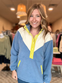 Chloe Fleece Pullover-very j-R3vel Threads, Women's Fashion Boutique, Located in Hudsonville, Michigan