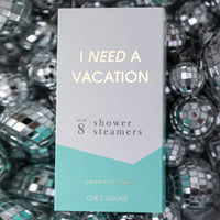 I Need a Vacation Shower Shower Steamers - Coconut Lime - Set of 8 Tabs-Chez Gagné-R3vel Threads, Women's Fashion Boutique, Located in Hudsonville, Michigan