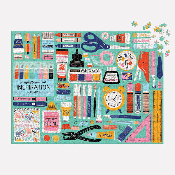 Tools for Creative Success 1000 Piece Puzzle-Chronicle Books-R3vel Threads, Women's Fashion Boutique, Located in Hudsonville, Michigan