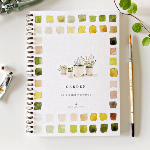 Garden watercolor workbook-emily lex studio-R3vel Threads, Women's Fashion Boutique, Located in Hudsonville, Michigan