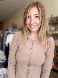 Lola Top-Doe & Rae-R3vel Threads, Women's Fashion Boutique, Located in Hudsonville, Michigan