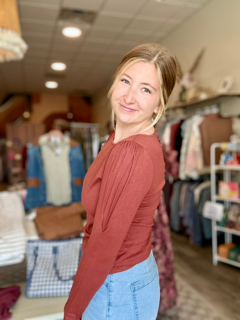 Jada Longsleeve-Doe & Rae-R3vel Threads, Women's Fashion Boutique, Located in Hudsonville, Michigan
