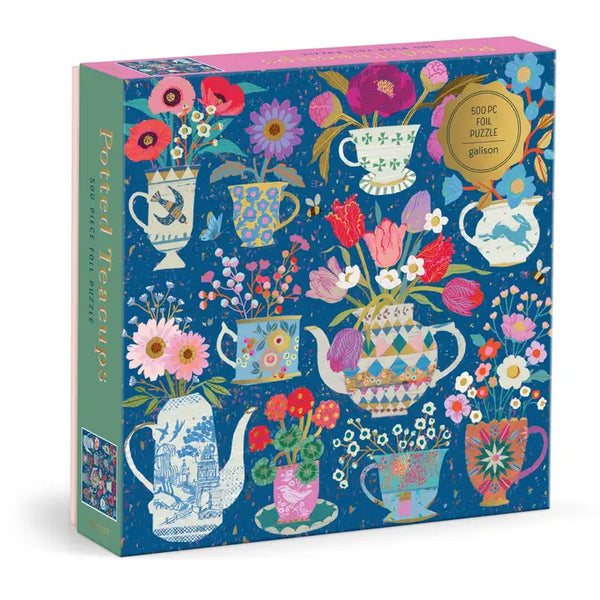 Potted Teacups Puzzle-r3velthreads-R3vel Threads, Women's Fashion Boutique, Located in Hudsonville, Michigan