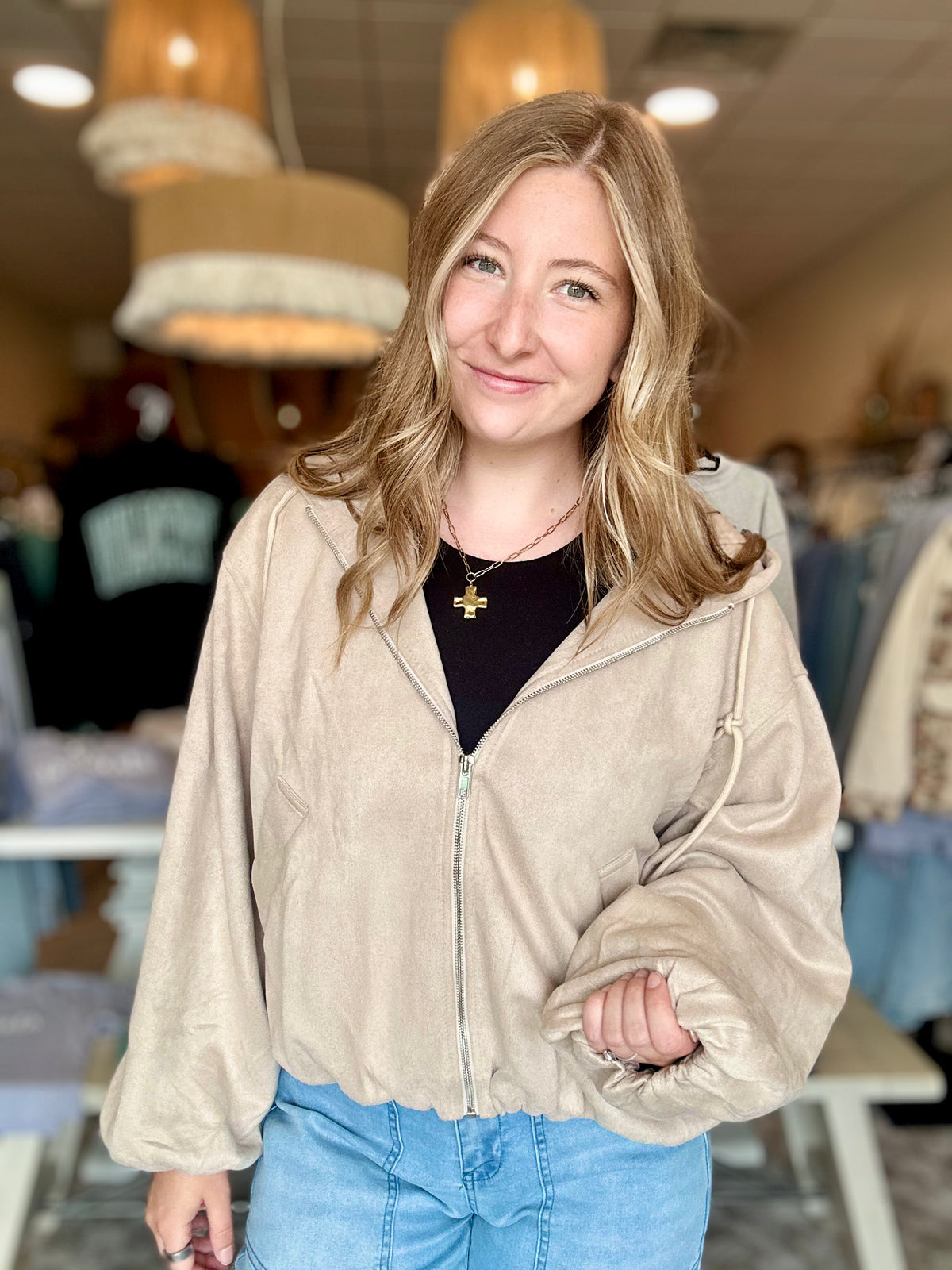 Gracie Jacket-Bluivy-R3vel Threads, Women's Fashion Boutique, Located in Hudsonville, Michigan