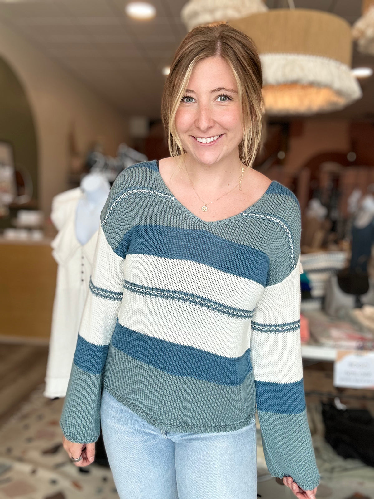 Olivia Sweater-Hem & Thread-R3vel Threads, Women's Fashion Boutique, Located in Hudsonville, Michigan